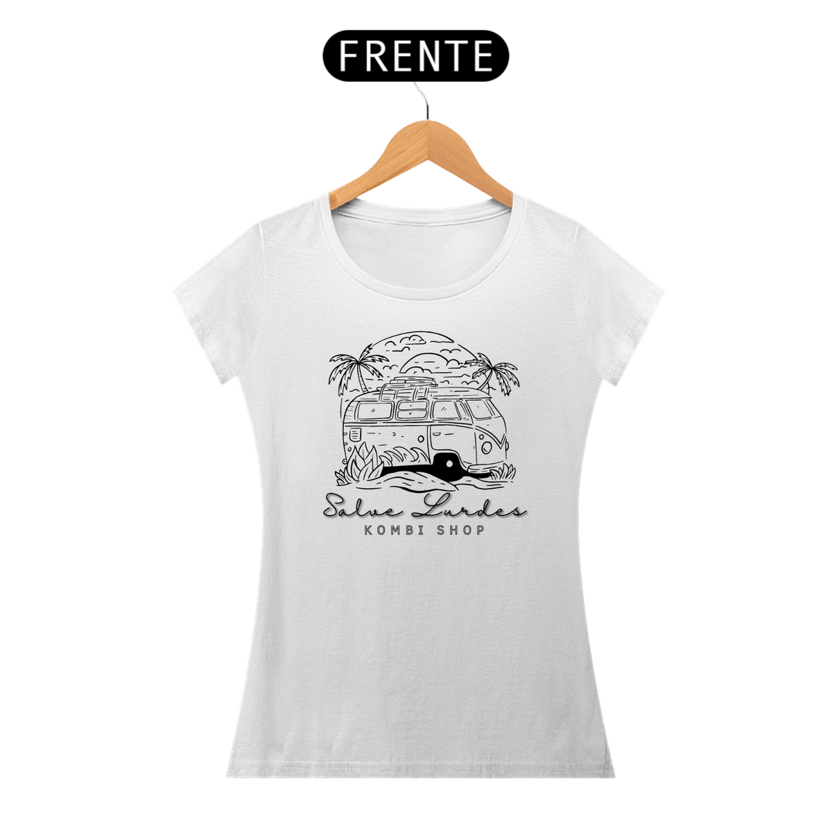 Nome do produto: T-Shirt Prime Feminina Salve Lurdes
