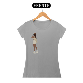 Nome do produtoT-shirt Básica Minimalista Feminina