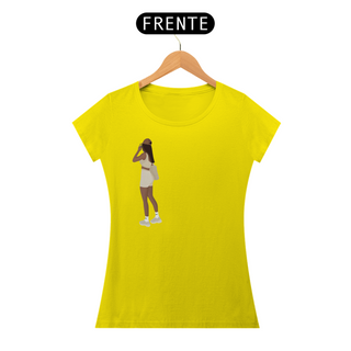 Nome do produtoT-shirt Básica Minimalista Feminina