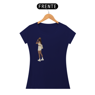 Nome do produtoT-shirt Básica Minimalista Feminina