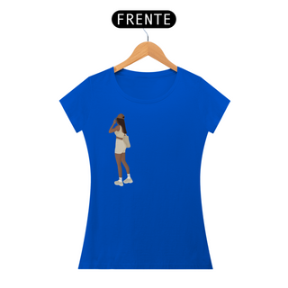 Nome do produtoT-shirt Básica Minimalista Feminina