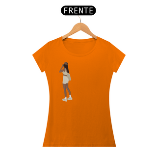 Nome do produtoT-shirt Básica Minimalista Feminina