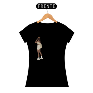 Nome do produtoT-shirt Básica Minimalista Feminina