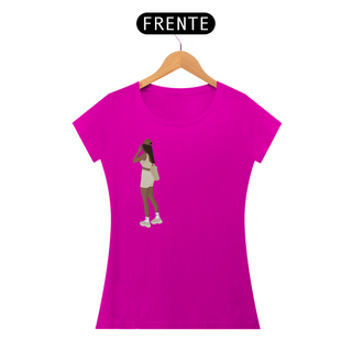 Nome do produtoT-shirt Básica Minimalista Feminina