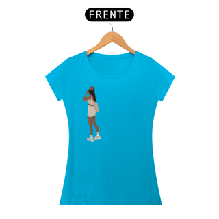 Nome do produtoT-shirt Básica Minimalista Feminina