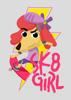 Poster: Skate Girl