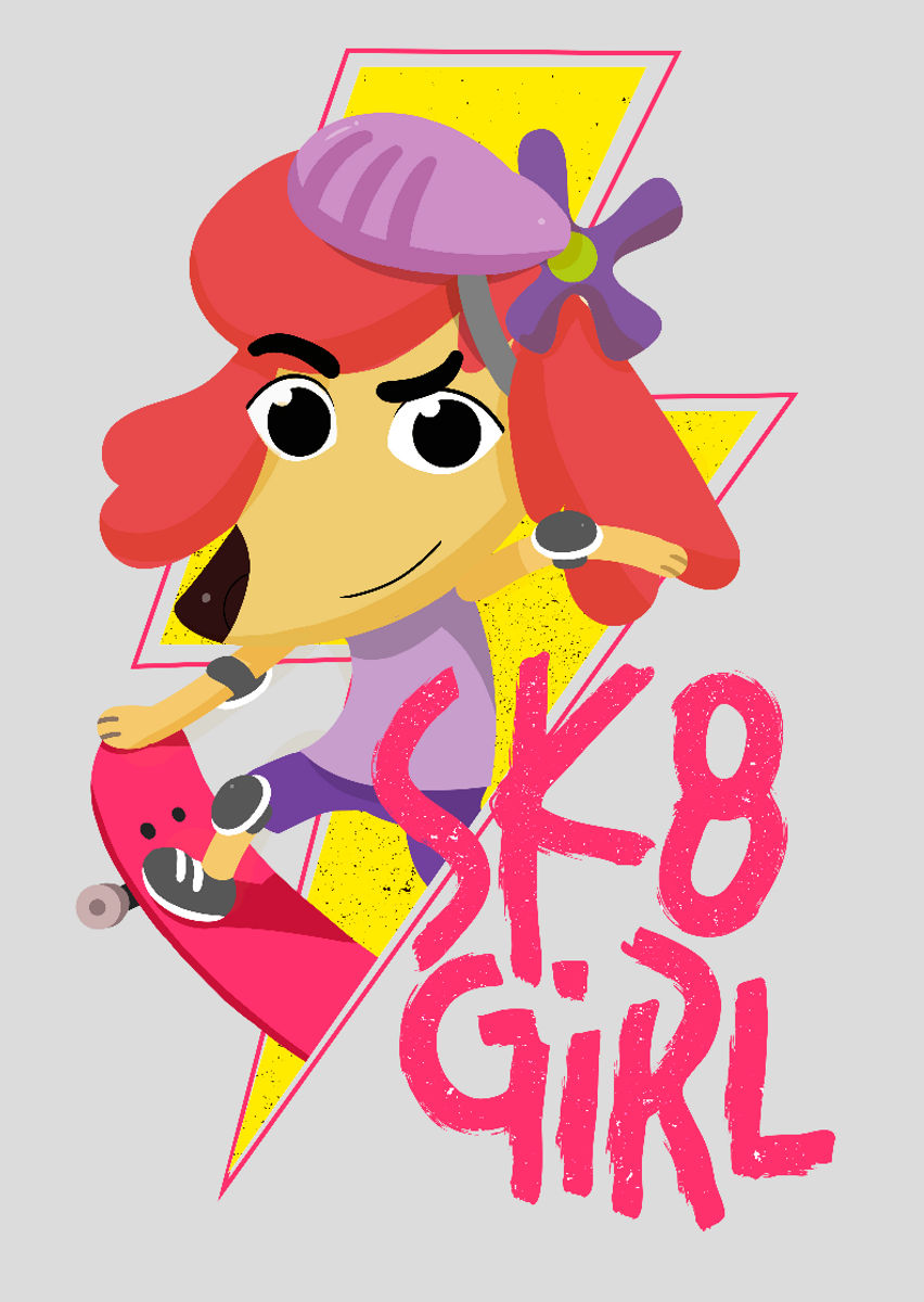 Nome do produto: Poster - SK8 Girl 