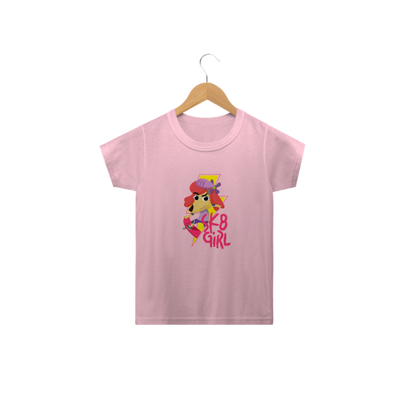 T-shirt Clássica: Skate Girl