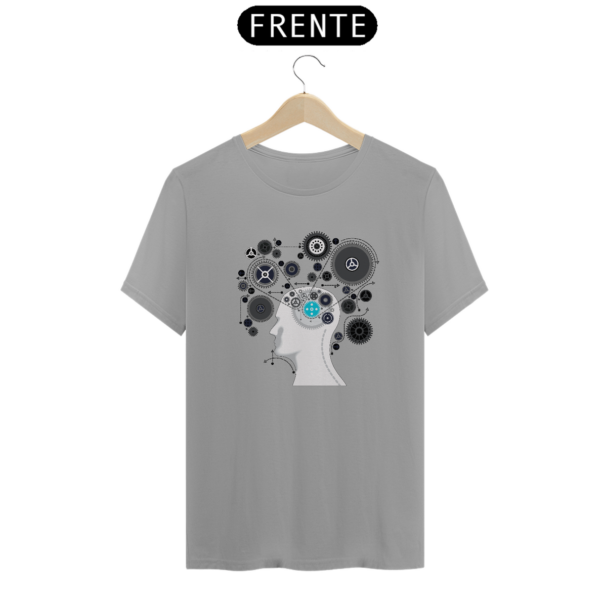Nome do produto: Brain At Work | Camiseta Quality
