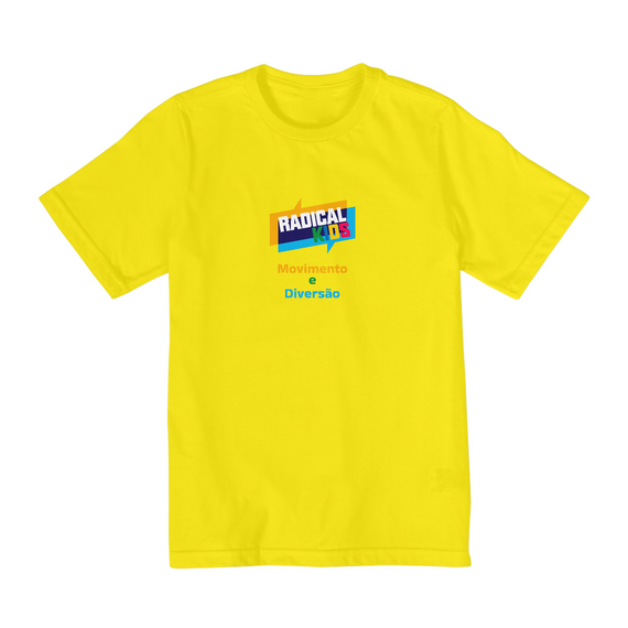 Radical Kids - Movimento e Diversão | Camiseta Infantil - 10 à 14 Anos