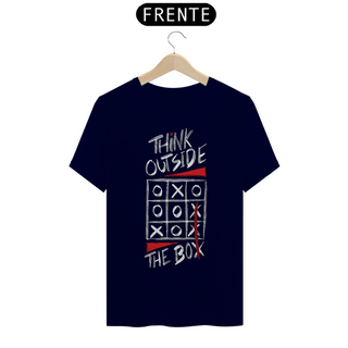 Nome do produtoThink Outside The Box | Camiseta Quality