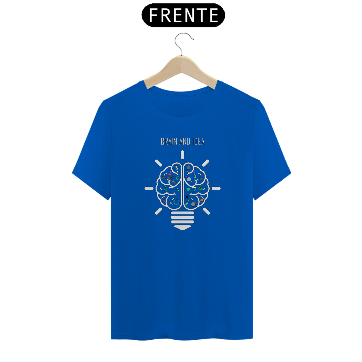 Nome do produto: Brain And Idea | Camiseta Quality