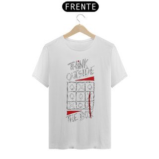 Nome do produtoThink Outside The Box | Camiseta Quality