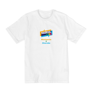 Nome do produtoRadical Kids - Movimento e Diversão | Camiseta Infantil - 2 à 8 Anos