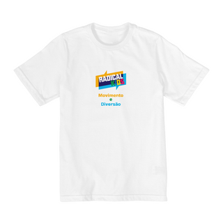 Nome do produtoRadical Kids - Movimento e Diversão | Camiseta Infantil - 10 à 14 Anos