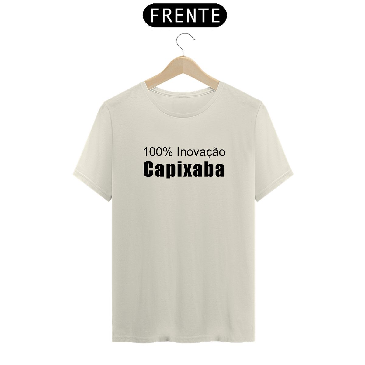 Nome do produto: Inovação Capixaba | Camiseta Algodão Pima | Clara