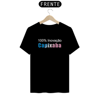 Nome do produtoInovação Capixaba - Bandeira | Camiseta Prime | Escura