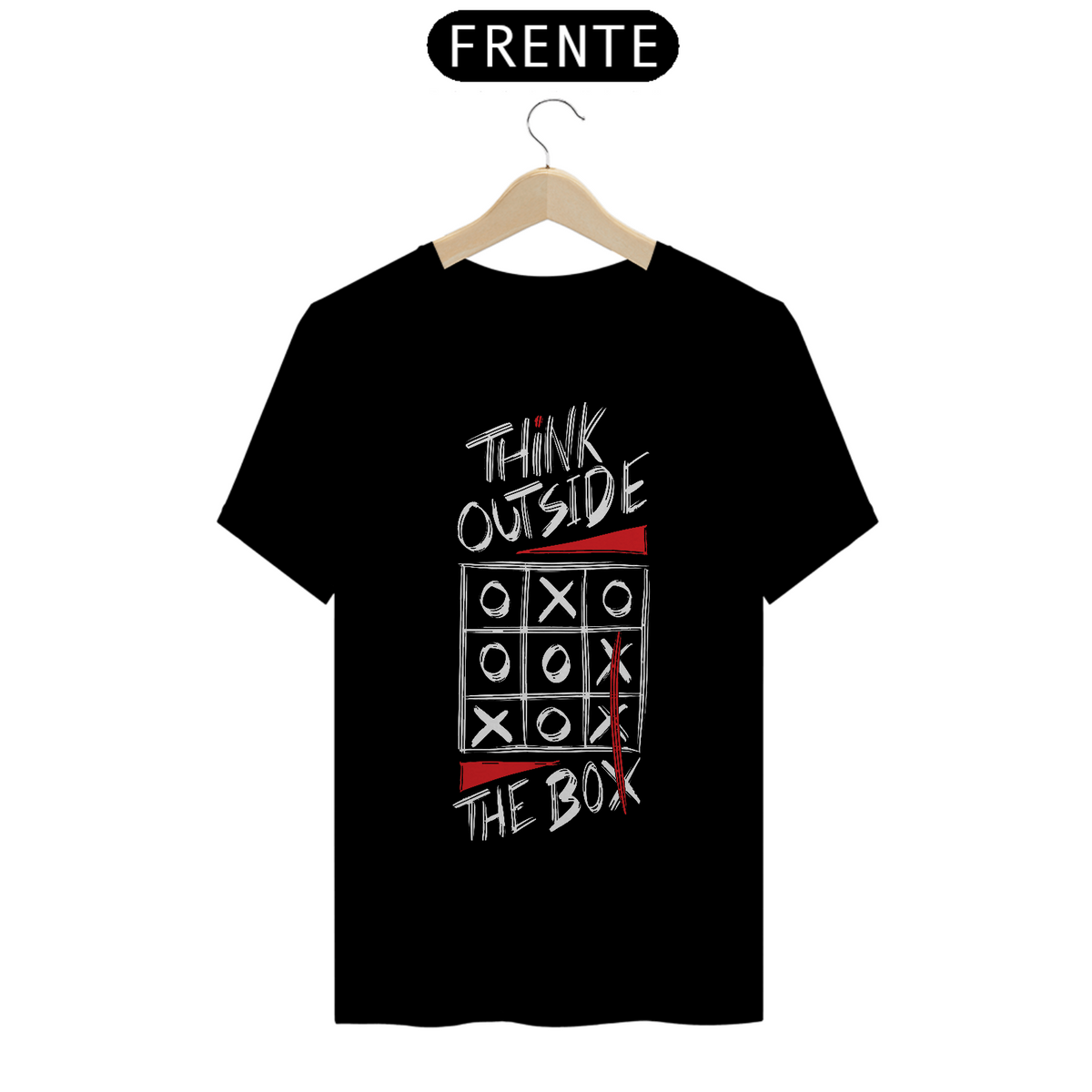 Nome do produto: Think Outside The Box | Camiseta Quality