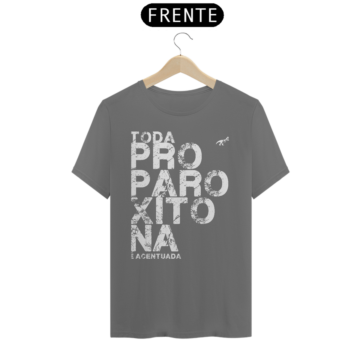 Nome do produto: PROPAROXÍTONA I WHITE T-SHIRT ESTONADA