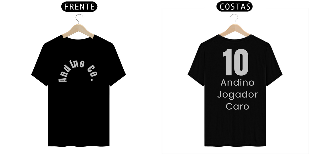 Nome do produto: Camiseta Andino JOGADOR CARO CAMISA 10