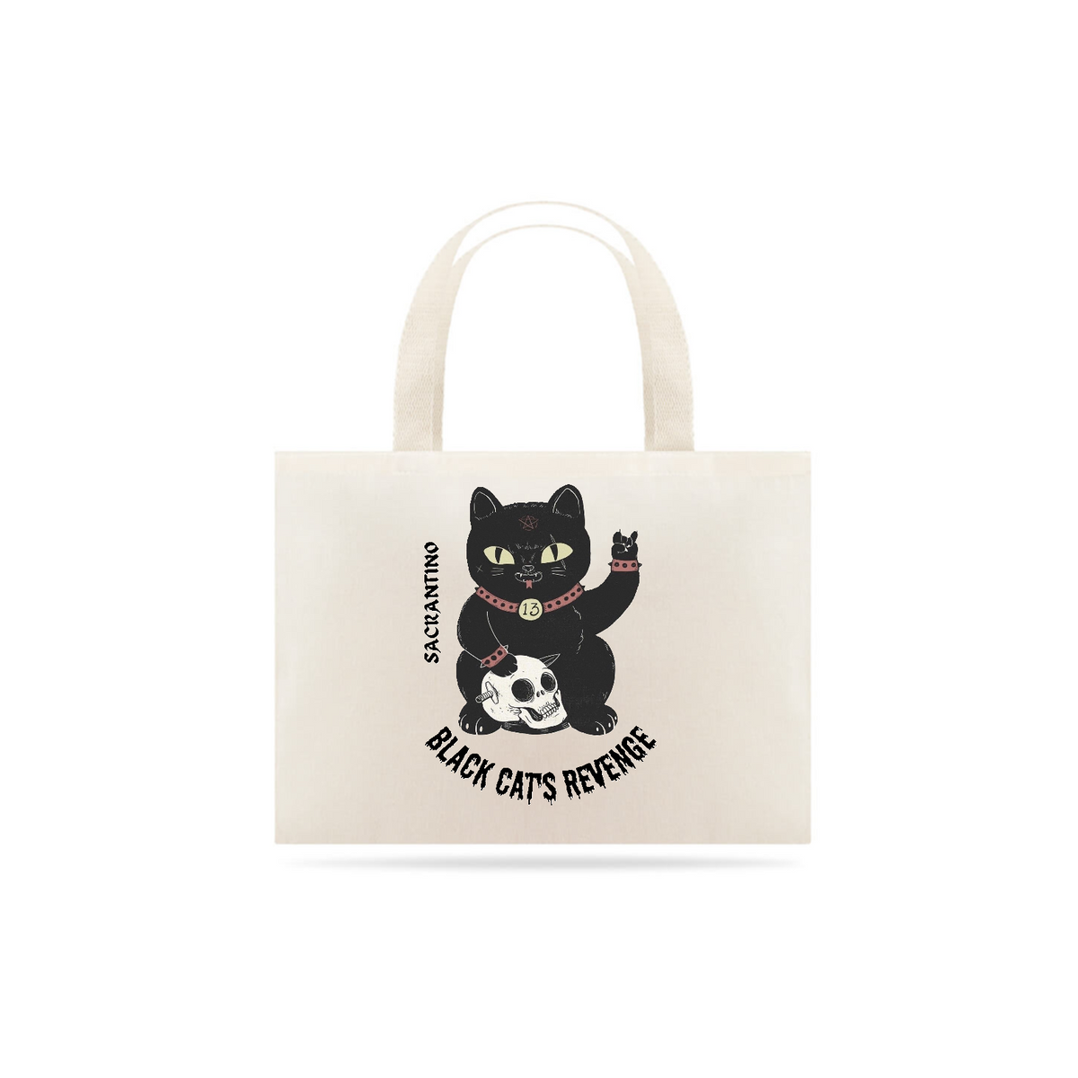 Nome do produto: Ecobag Gato Preto