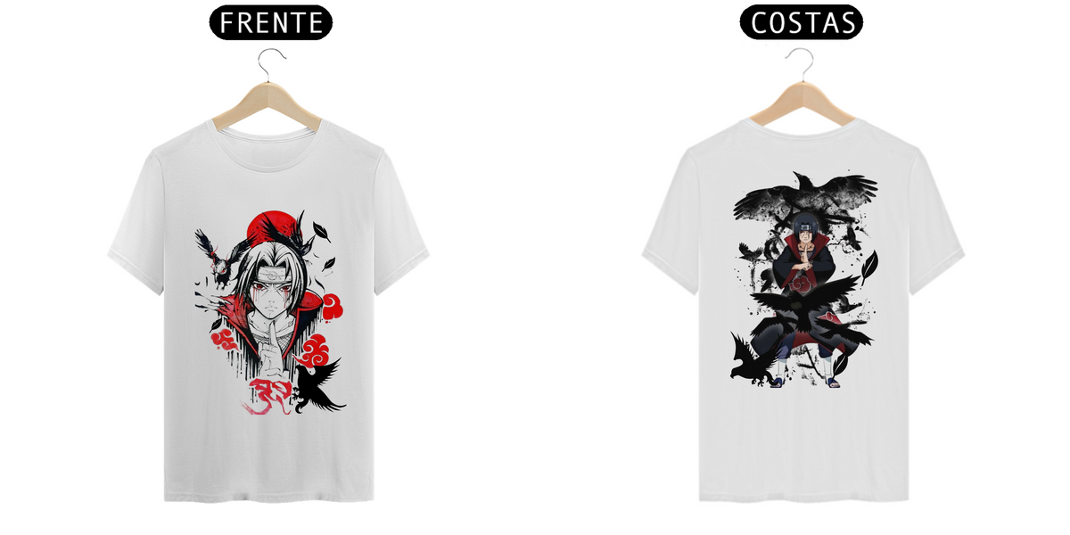 Nome do produto: Camisa TShirt Cllássica  Itachi Uchiha