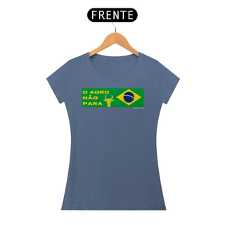 Nome do produtoCamiseta AgroNãoPara Brasil Feminina Estonada