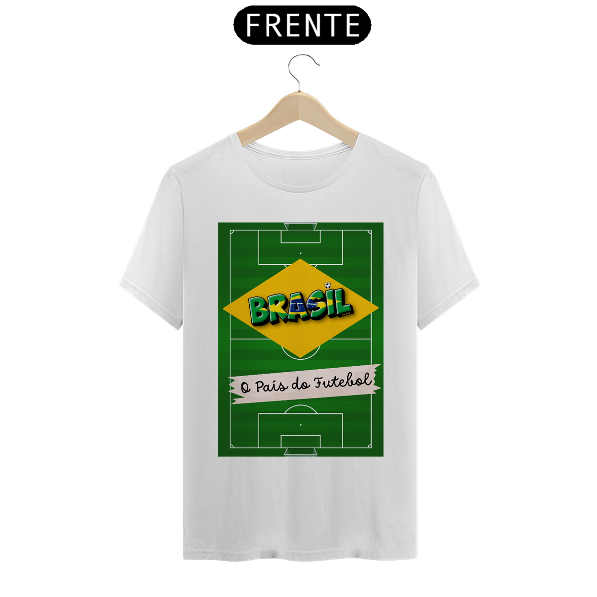 Nome do produto: Camiseta País do Futebol