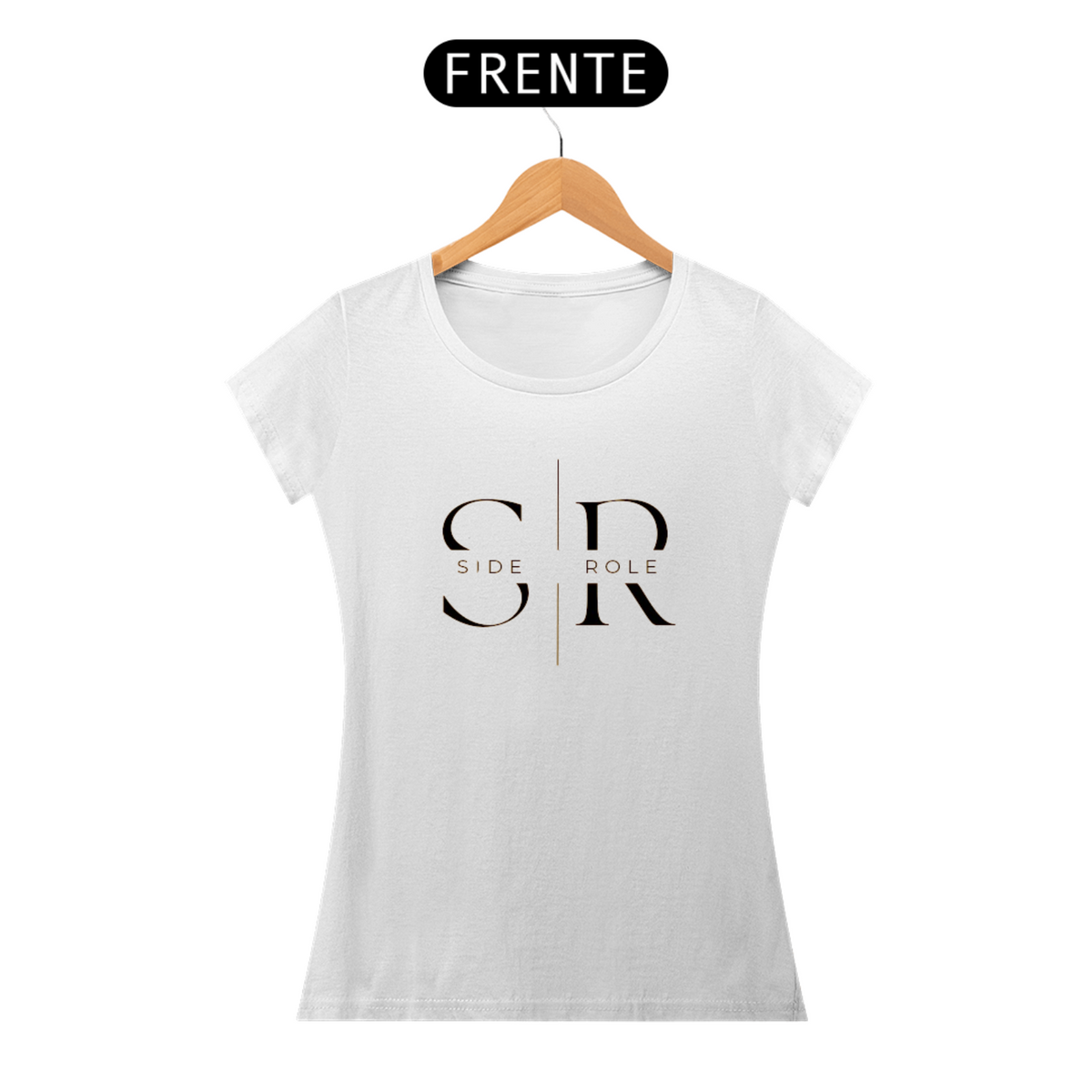 Nome do produto: Camiseta Side Role Branca Feminina