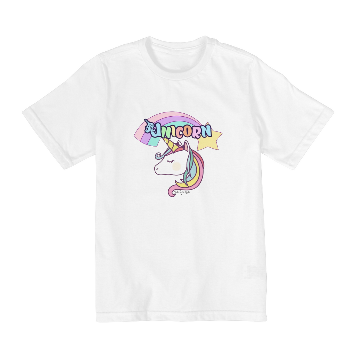 Nome do produto: Camiseta Unicorn Side Role Kids