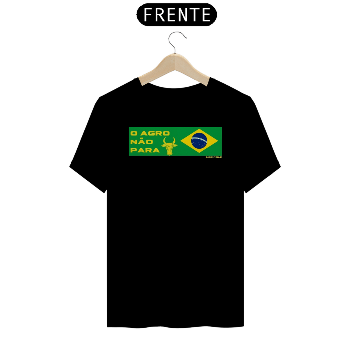 Nome do produto: Camiseta AgroNãoPara Brasil