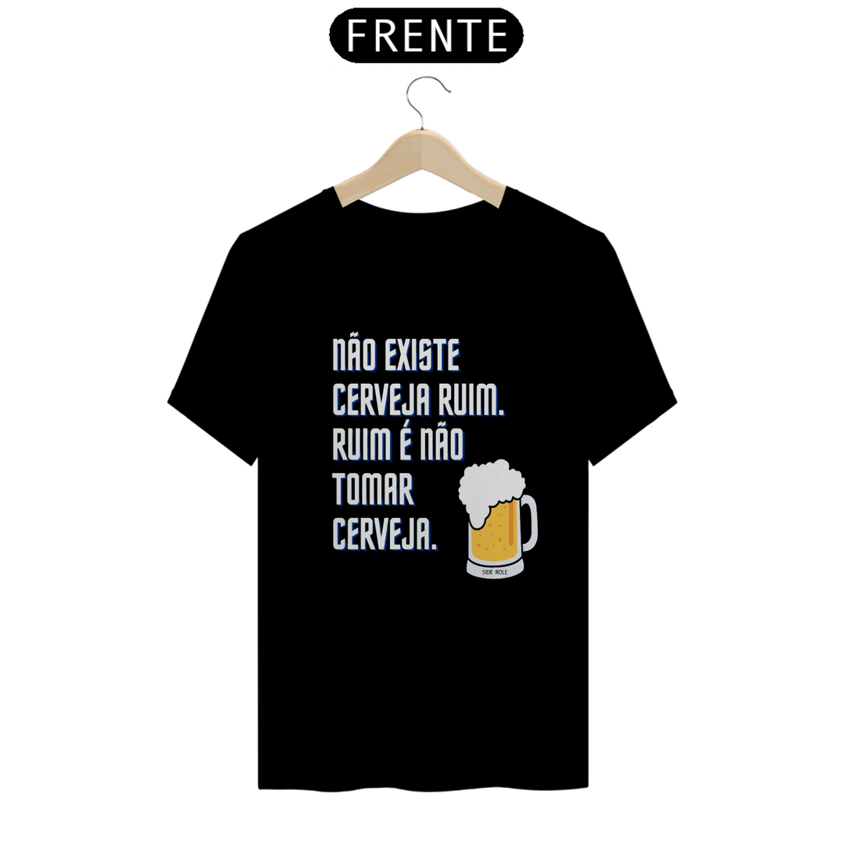Nome do produto: Camiseta Cerveja Ruim Preta
