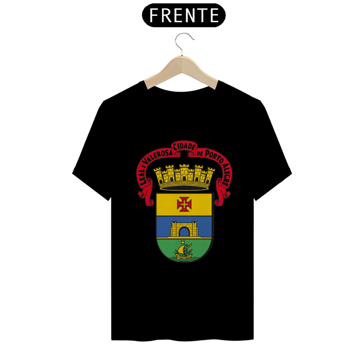 Nome do produto: Camiseta Brasão Cidade de Porto Alegre