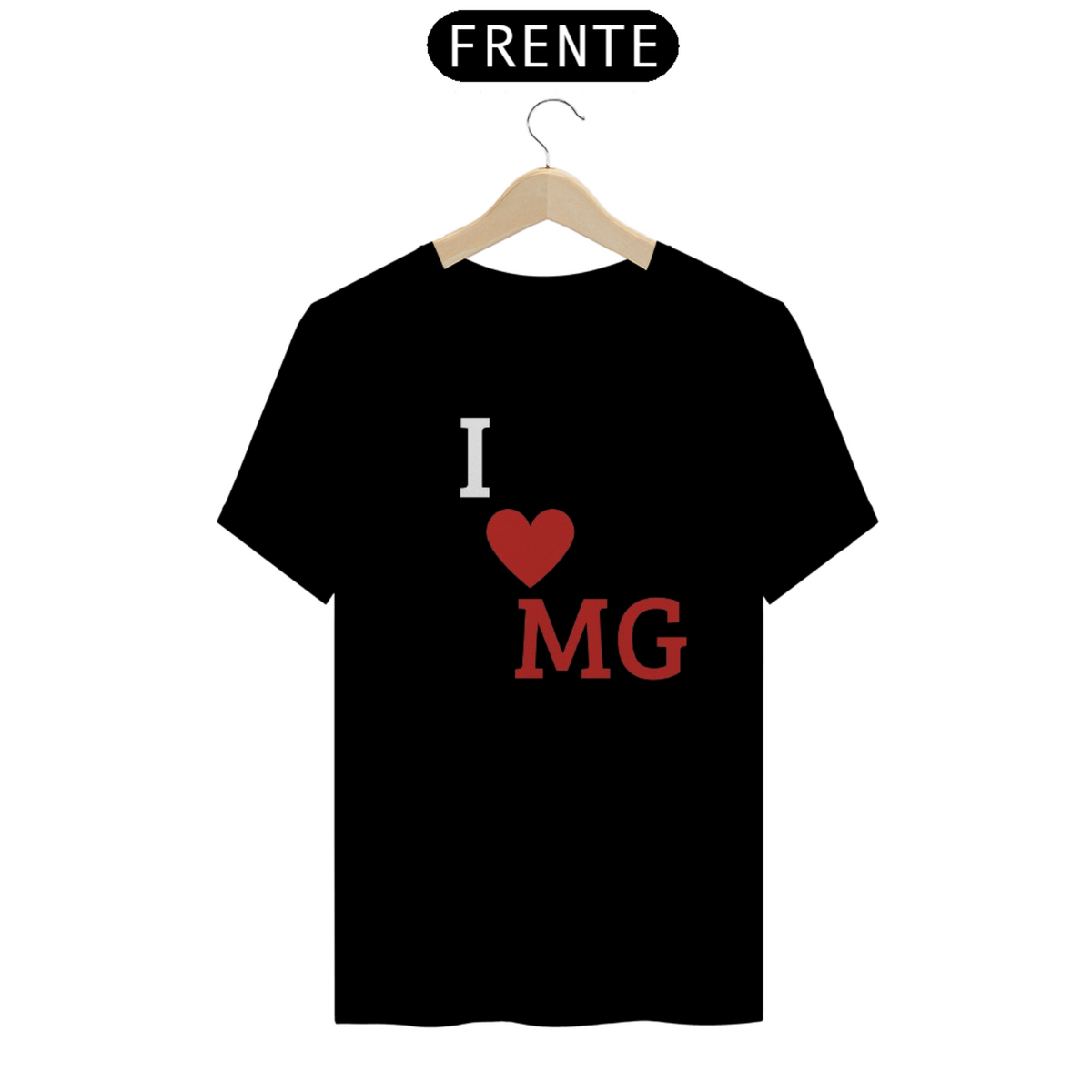 Nome do produto: Camiseta I Love MG