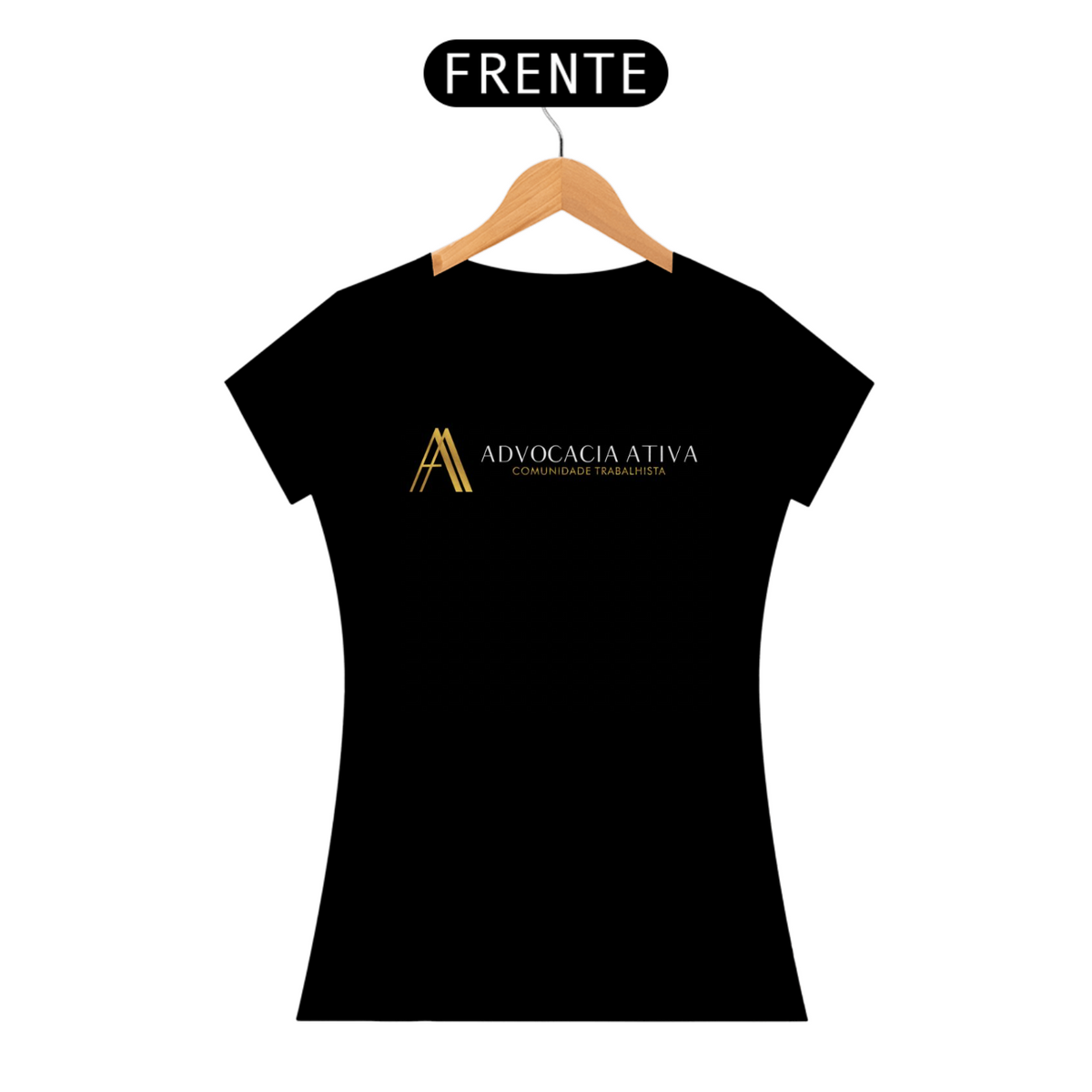 Nome do produto: Camiseta feminina - Advocacia Ativa