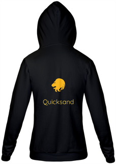 Blusa moleton com zíper Quicksand masculina 