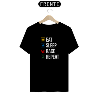 Camiseta Eat Sleep Race Repeat