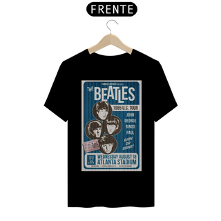 Camiseta The Beatles US Tour 1965 - Atlanta com o ingresso original