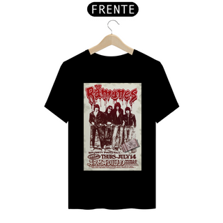 Camiseta Ramones Show no Texas 1977 com seu ingresso original
