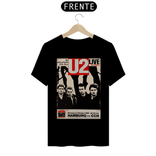 Camiseta U2 primeiro Show na alemanha da turnê Unforgetable fire de 1984