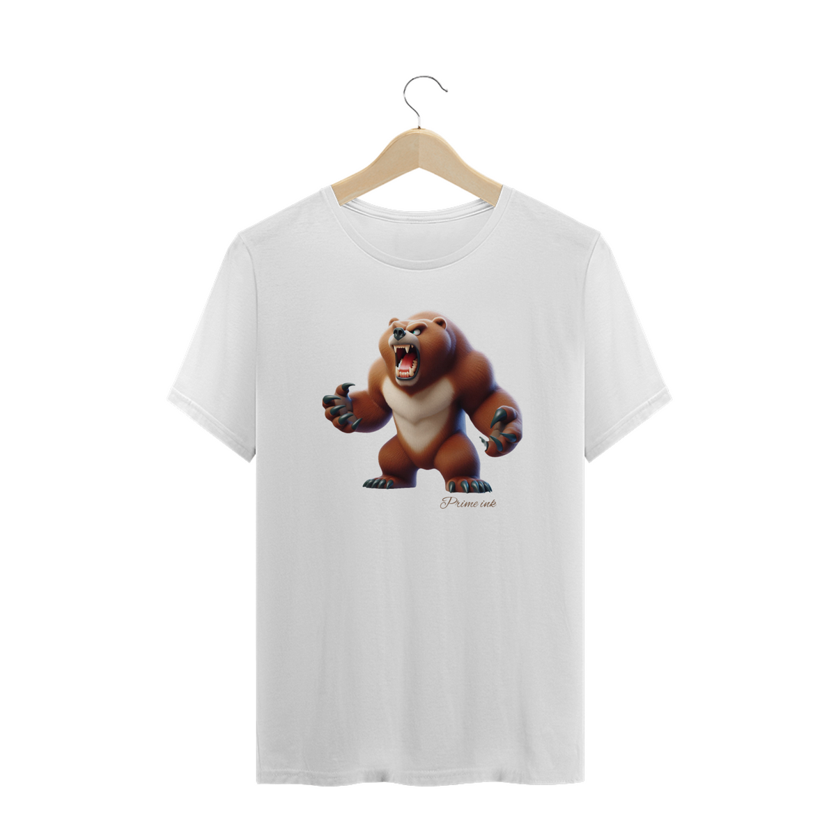 Nome do produto: Camisa Plus Size Urso II