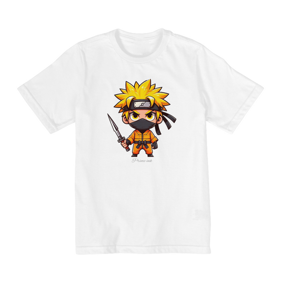 Camisa Quality Infantil Naruto (2 a 8)