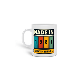 Caneca Made in 1981