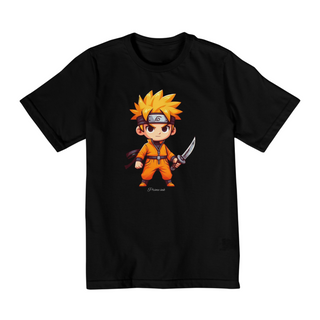 Camisa Quality Infantil Naruto II (10 a 14)