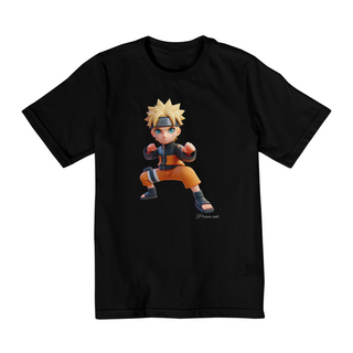 Camisa Quality Infantil Naruto III (10 a 14)