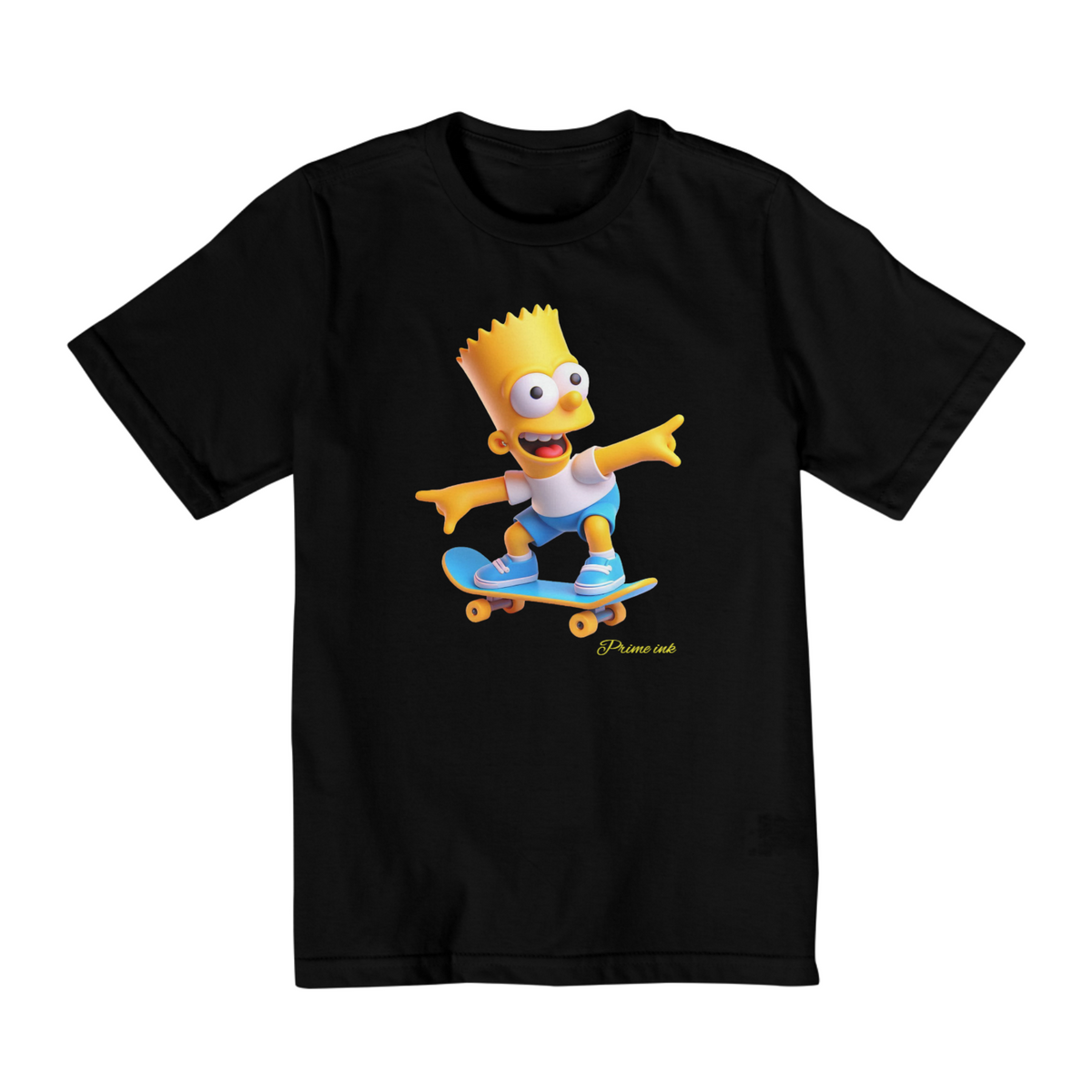 Nome do produto: Camisa Quality Infantil Bart (2 a 8)