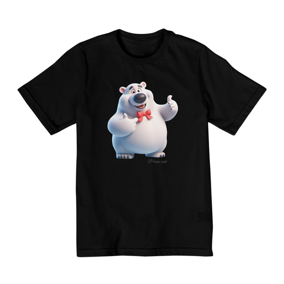 Camisa Quality Infantil Urso Polar