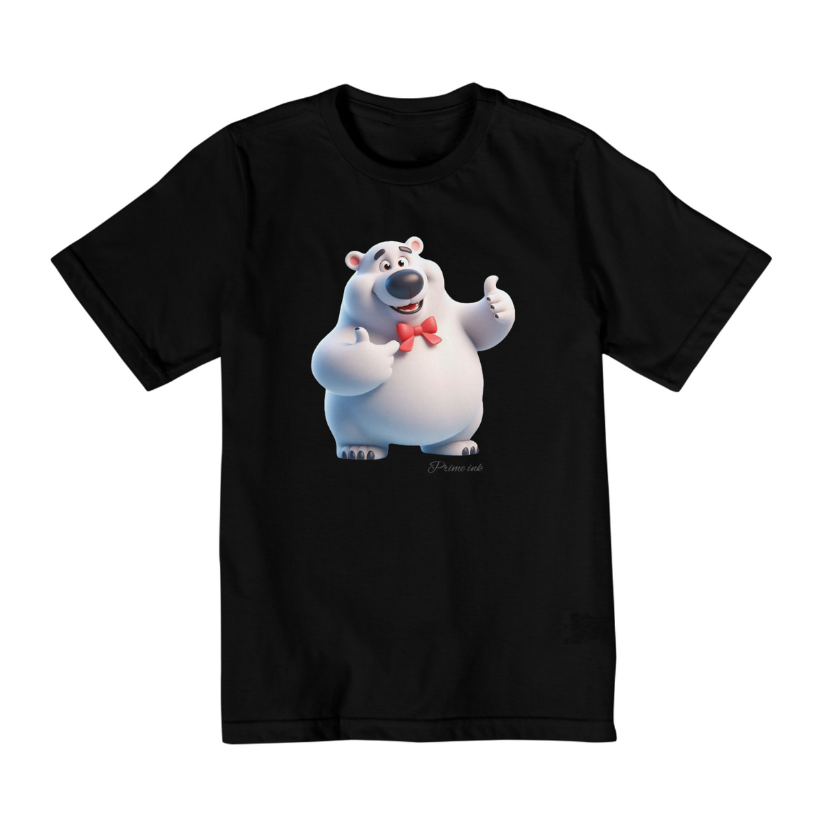 Nome do produto: Camisa Quality Infantil Urso Polar