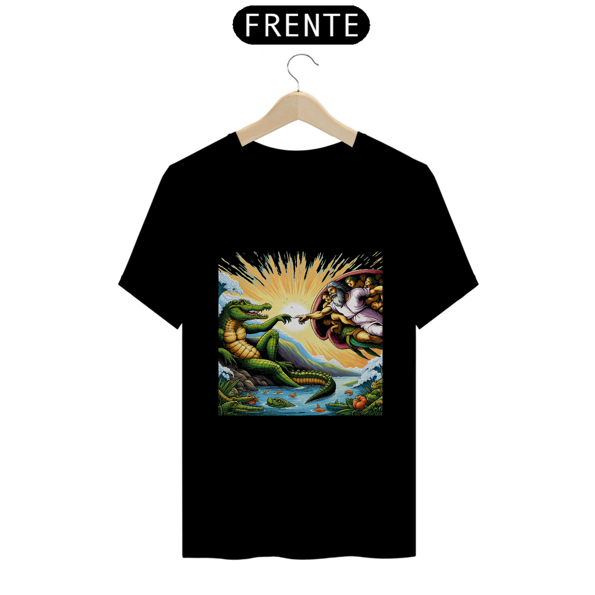 Nome do produto: Camiseta A Criação do Crocodilão