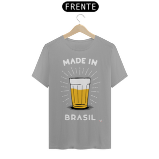 Nome do produtoCamiseta Made in Brasil Escrita Branca- Copo Americano de Cerveja